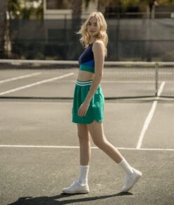 The Softest French Terry Pull-On Skirt - Clover