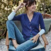 The Perfect Lightweight Cardigan - Deep Sea & Sky