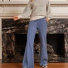 The Easy High-Waisted Flare Pant - Admiral
