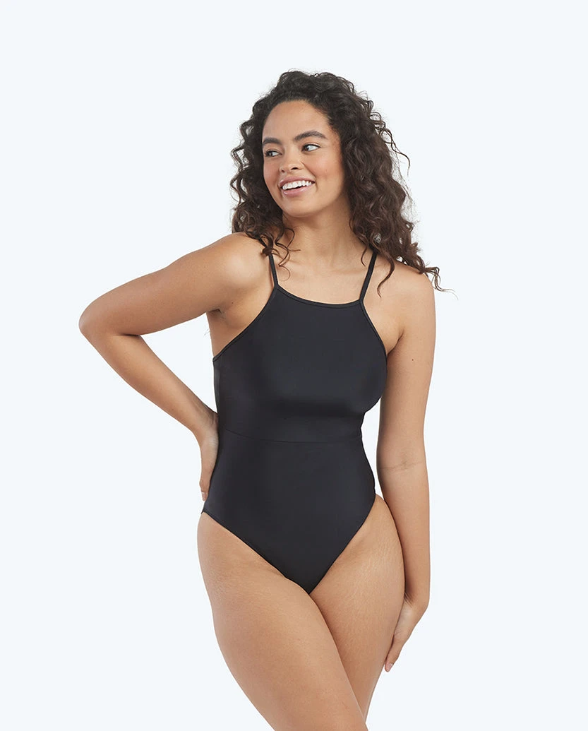 The High Neck One-Piece - Sea Urchin 1 The High Neck One-Piece - Sea Urchin
