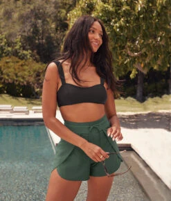 The Sea To Shore Swim Shorts - Olive -Cheap Sunset Bikini Store 1 ModelFront 751f90fe 0c1d 4d37 84a1 1108e874ea43