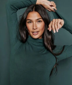 The Long Sleeve Day To Night Bodysuit: TENCEL™ Edition - Eden