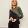 The Softest French Terry Pullover - Sea Urchin & Olive