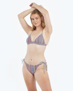 The Triangle Bikini Top - Mod Stripe