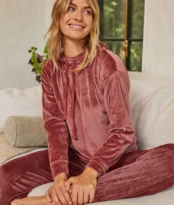 The Plush Velour Jogger - Rosewood -Cheap Sunset Bikini Store 1 ProductImage 69350d98 4158 4fcf b213 bb07a7ff81a8