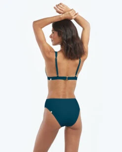 The Plunge Bikini Top - Seaweed -Cheap Sunset Bikini Store 2 ModelBack 267f6918 a6da 417f 893c 352580617539