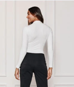 The Long Sleeve Day To Night Bodysuit: TENCEL™ Edition - White Sand -Cheap Sunset Bikini Store 2 ModelBack 2ffa6282 86bf 44fa b2c2 d24c2a979eda