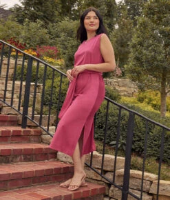 The Luxe Pima Belted Midi Dress - Punch & Currant -Cheap Sunset Bikini Store 2 ModelBack 755d9bf9 32c3 42b7 bcc0 823a27d5e692