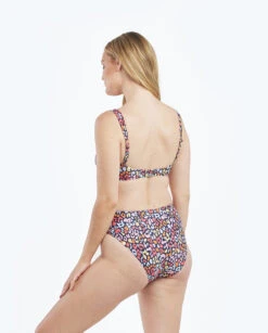 The Limited-Edition High Leg Mid Rise Bikini Bottom - Multicolor Leopard -Cheap Sunset Bikini Store 2 ModelBack a385483b cdbc 41a0 a13b a00c19e2012f