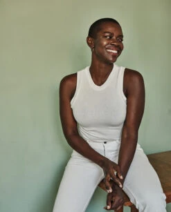 The Softest Ribbed Racerback Tank - White Sand -Cheap Sunset Bikini Store 2 ModelBack b28092b9 2045 4bfb 8d46 c9cb4a58c68c