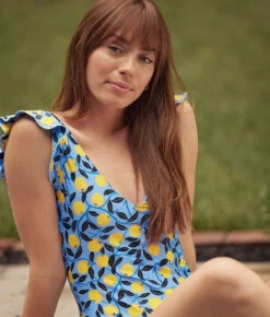 The Ruffle Backflip - Nectarine Orchard -Cheap Sunset Bikini Store 2 ModelBack b7436f62 f7b0 4d23 ae0b e74e50354bbb