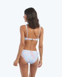 The Cinched Bikini Bottom - Summer Breeze Floral -Cheap Sunset Bikini Store 2 ModelBack dd15a06d fd2f 4bb6 a3c1 581c001909b6