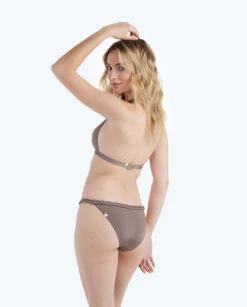 The Braided Triangle Bikini Top - Driftwood 8 The Braided Triangle Bikini Top - Driftwood -Cheap Sunset Bikini Store 3 ModelBack