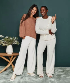 The Perfect Wide Leg Pant - White Sand -Cheap Sunset Bikini Store 4 ModelBack b7afb98a 6c55 4427 b389 481d416e49b9