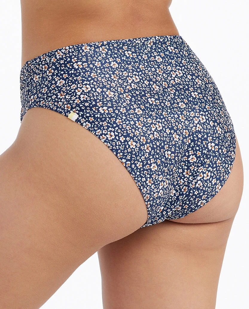 The Limited-Edition High Leg Mid Rise Bikini Bottom - In Bloom In Deep Sea 4 The Limited-Edition High Leg Mid Rise Bikini Bottom - In Bloom In Deep Sea - Image 4