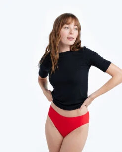 The Softest Ribbed Elbow Sleeve T-Shirt - Sea Urchin -Cheap Sunset Bikini Store 4 ModelDetail bfb4081a cdc2 4125 b87b e4bbf257d660