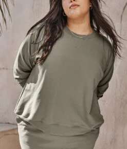 The Softest French Terry Relaxed Crew - Agave -Cheap Sunset Bikini Store 5 ExtraProductShot 115551d2 e9e8 4700 875d f663ecacf509