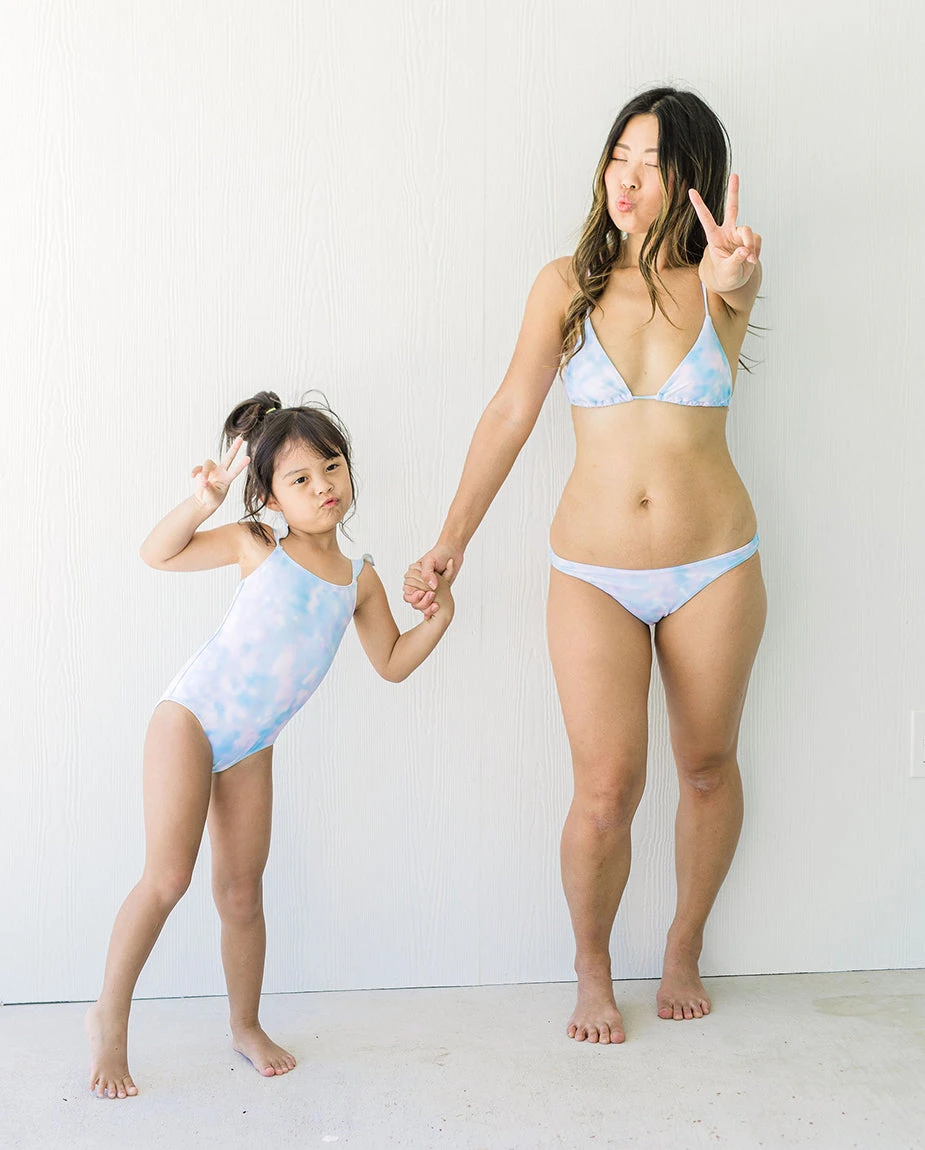 The Girl’s Ruffle One Piece - Cotton Candy Sky 7 The Girl’s Ruffle One Piece - Cotton Candy Sky - Image 7