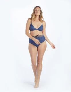 The Triangle Bikini Top - Gingham In Blue Mountain & Toffee -Cheap Sunset Bikini Store ExtraProductShot3 1 f73ea341 d339 4f43 8680 4ad22845d930