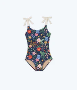 The Girls' Tie Oasis One-Piece - Strawberry Fields In Deep Sea -Cheap Sunset Bikini Store FlatLay26 58e20e24 a633 49ff bd33 998aa1c4aad3