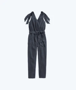 The Going Places Gauze Tie-Shoulder Jumpsuit - Midnight -Cheap Sunset Bikini Store FlatLay2 a5b23ee3 24e1 4333 9371 afabd3e8ab39
