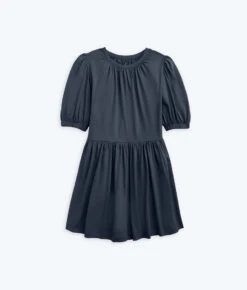 The Luxe Pima Puff-Sleeve Mini Dress - Midnight -Cheap Sunset Bikini Store FlatLay3 32c29ede a0ab 474e 89f9 faf2346b8dbd