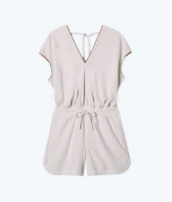 The Towel Terry V-Neck Romper - White Sand 9 The Towel Terry V-Neck Romper - White Sand -Cheap Sunset Bikini Store FlatLay3 cc4cf51f 24b4 4dcb a07e 666e1e785b40