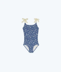The Girls' Tie Oasis One-Piece - Floral Splash In Lagoon & White Sand -Cheap Sunset Bikini Store FlatLay3 f2de7ab5 6340 4f03 b5d4 bc158fab2708