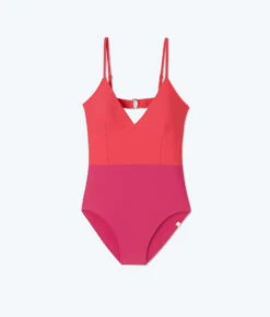 The Long Torso Wave - Strawberry & Spritz -Cheap Sunset Bikini Store FlatLay42