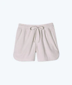 The Towel Terry Drawstring Shorts - White Sand -Cheap Sunset Bikini Store FlatLay 1649ea52 c176 4155 82fd 2f1130ed66db