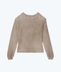 The Fishnet Crewneck Cover-Up - Natural -Cheap Sunset Bikini Store FlatLay 2cd14b9f 1e95 4da0 a925 87898233d792