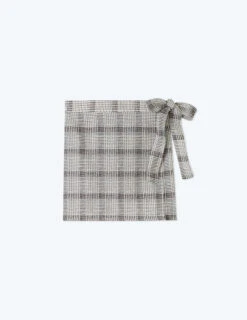 The Wrap Cover-Up Skirt - Modern Plaid In White Sand -Cheap Sunset Bikini Store FlatLay 33 7a7296f8 cd37 4bd6 a5e5 94c9bb832df8