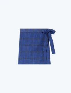 The Wrap Cover-Up Skirt - Modern Plaid In Hydrangea -Cheap Sunset Bikini Store FlatLay 34 f454c5f9 a9e4 4351 91d3 e03a8c781cc2