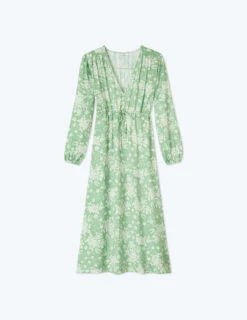 The Cinched Waist Caftan Dress - Vintage Floral In Ivy -Cheap Sunset Bikini Store FlatLay 61