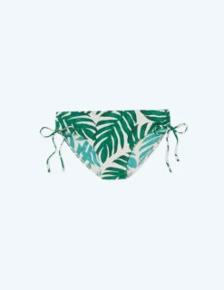 The Cinched Bikini Bottom - Paradise Palms -Cheap Sunset Bikini Store FlatLay 72