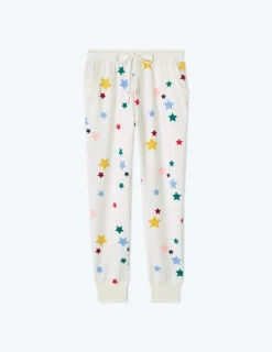 The Softest French Terry Jogger - Scatter Stars In White Sand -Cheap Sunset Bikini Store FlatLay 981d9381 d33f 46c9 82d5 d0a043627e3f