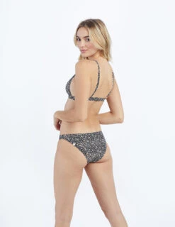 The Triangle Bikini Top - In Bloom In Sea Urchin -Cheap Sunset Bikini Store ModelBack 30