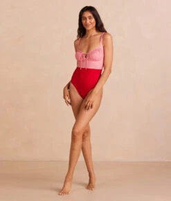 The Gulf Gathered Keyhole One Piece - Raspberry & Carnation 7 The Gulf Gathered Keyhole One Piece - Raspberry & Carnation -Cheap Sunset Bikini Store PDP GulfSideGatheredKeyholeOnePiece Raspberry CarnationFront Full 6a5d8420 bd0a 412e 8f61 c2d6b5ae128e