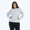 The Softest French Terry Puff Sleeve Pullover - Zebra
