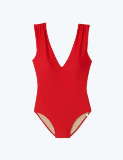 The Ruched Backflip - Lava 7 The Ruched Backflip - Lava -Cheap Sunset Bikini Store RuchedBackflip Lavs