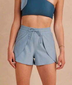 The Sea To Shore Swim Shorts - Seaspray -Cheap Sunset Bikini Store SwimShorts HunterGloom Front Crop