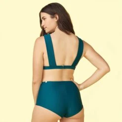 The Classic High Rise - Seaweed 6 The Classic High Rise - Seaweed -Cheap Sunset Bikini Store plungebikini seaweed back 8 957345df 6868 44eb bd38 ed8753a9a206