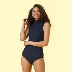The Sleeveless Day To Night Bodysuit - Deep Sea